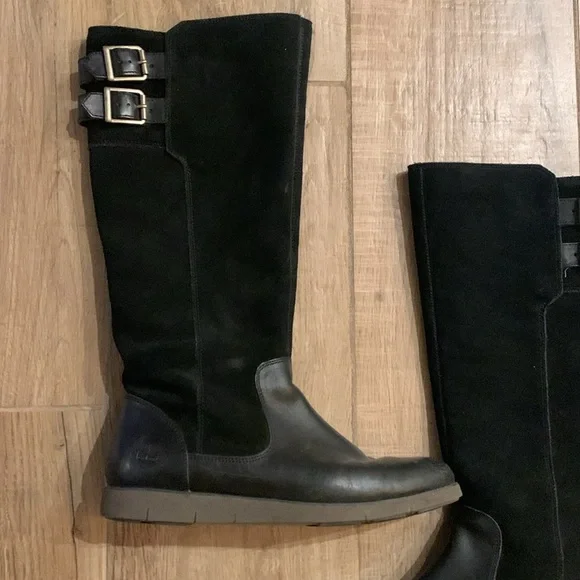 Timberland women’s 8 1/2 suede & leather tall boots - Picture 5 of 11